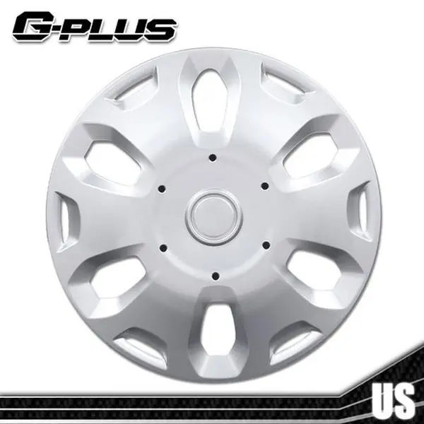 G-PLUS 15" Full Rim Hub Covers, Anti-Rust Automotive Parts, Aftermarket Truck Wheels Hub Centre Caps, Car Accessories for 2010-2013 Ford Transit Connect Van, Accessories for Car