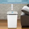 12L/15L ABS Automatic Trash Bin, Touchless Motion Sensor Smart Garbage Can for Kitchen, Bedroom, Home Household Use summerwins,summerwins,dorm essentials,home essentials