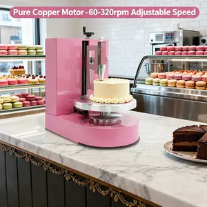 2026 Trending Cake Decorating Machine,Pure Copper Motor 200W 110 220V US Plug,60 to 320rpm Sharp Knife,Easy Operate,For Home Cake Dessert Shop Use