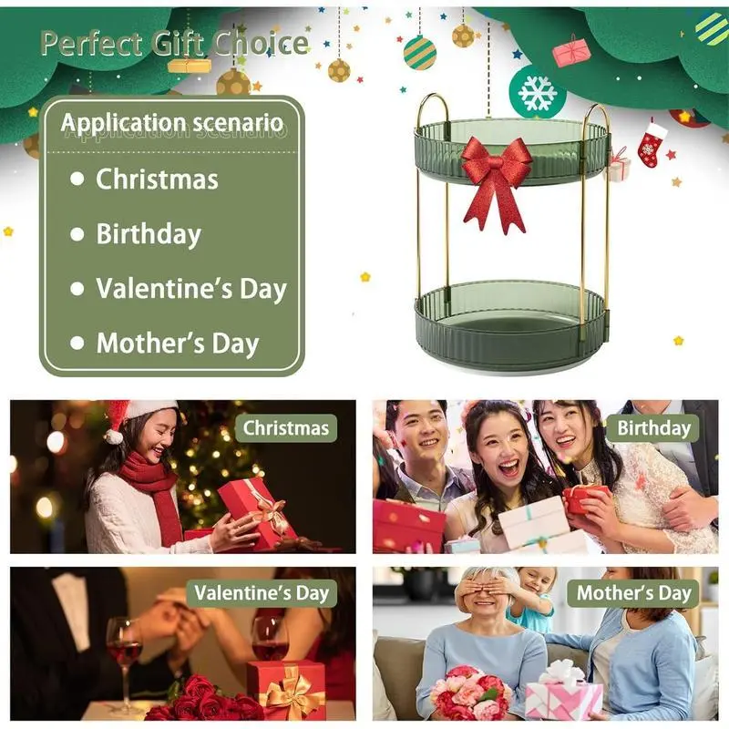 Rotating Makeup Organizer for Vanity, High-Capacity Skincare Clear Make Up Storage Perfume Organizers Dresser Organizer Countertop 360 Spinning (Purple, 3 Tier) Rotating Makeup Organizer for Vanity, High-Capacity Skincare Clear Make Up Storage Perfume Organizers Dresser Organizer Countertop 360 Spinning (Purple, 3 Tier)