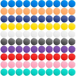 100 PCS 10 Colors Fridge Magnets,Round Magnets for Whiteboard, Cute Small, Mini Refrigerator Magnets Whiteboard Magnets Colorful Locker for Home Classroom Teachers Offices