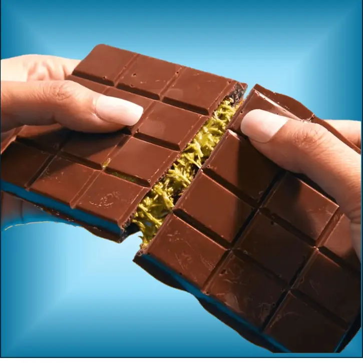 EXTRA LARGE Pistachio Kataifi Dubai Chocolate Bar KIT HUGE SIZE - Jumbo EXTRA LARGE SIZE, kit make it yourself,viral, snack, make it yourself, for you, Milk Bonbon