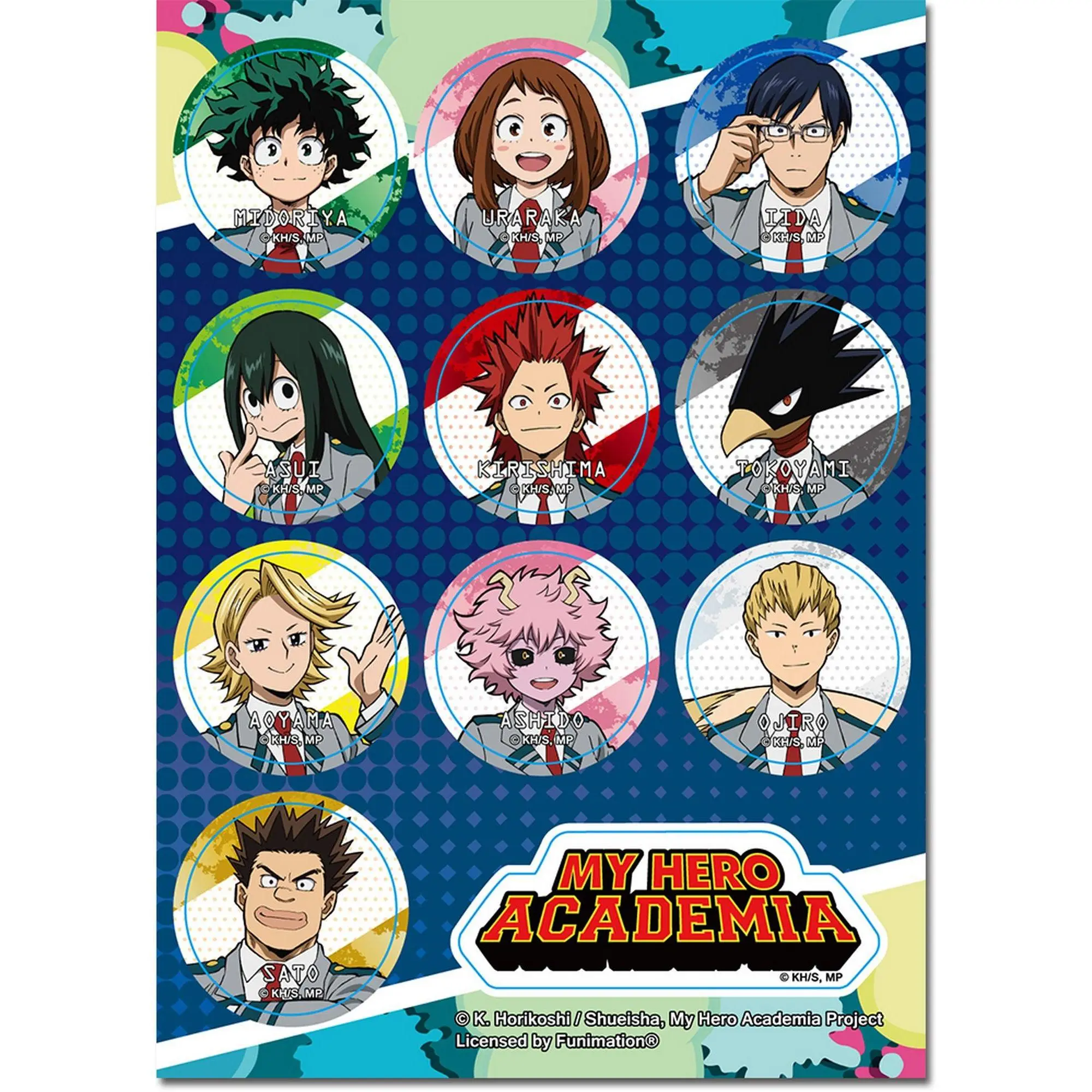 My Hero Academia - 1-A Sticker Set