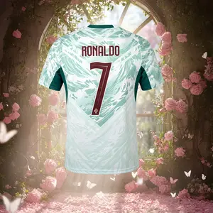 2026 Portugal Home And Away 7# Cristiano Ronaldo Short And Long Sleeve Soccer Jersey Fans Version Breathable