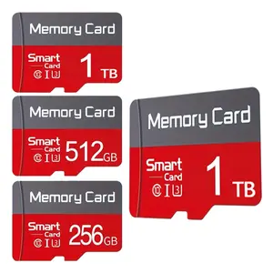 Micro TF Storage Card with Adapter, Micro SD Card, Flash Card Compatible with Smart TV Box, Bluetooth-compatible Headphones Audio, Tablet Storage, Dash Cam Video Support