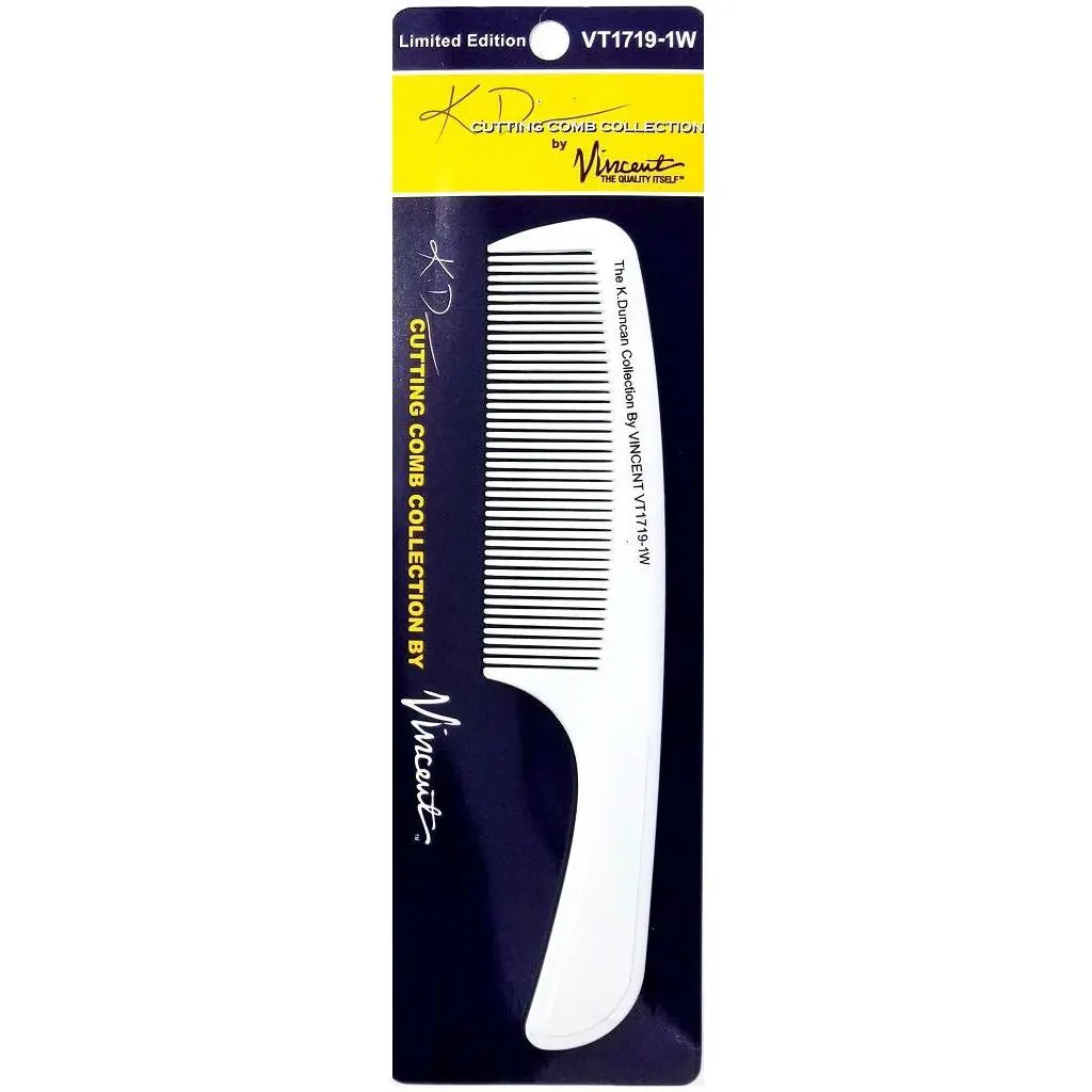 VINCENT Ceramic Flat Top Comb Jr. 8-1/4"