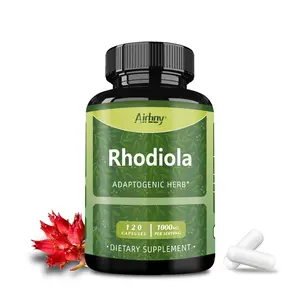 Airboy - Rhodiola Rosea - 1000 mg Rhodiola Rosea Extract for Relaxation, Focus, and Brain Support, Adult Calmness Supplement - Non-GMO - 120 Vegetarian Capsules