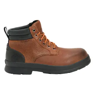 MUCK Mens Chore 6 Inch Composite Toe Lace Up  Work/Duty - Brown