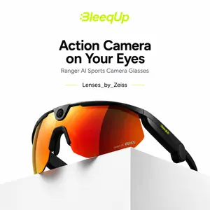BleeqUp Al Sports Camera Glasses - Ranger （Lenses_by_Zeiss）