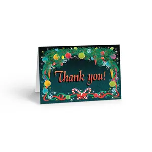 Stonehouse Collection Holiday Thank You Boxed Note Card - 10 Boxed Note Cards and Envelopes - Christmas Thank You Cards