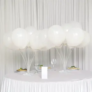 2 Pack Clear Balloon Centerpieces Holder, 30" Table Top Balloon Stand Stick Kit