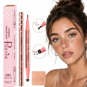 2-in-1 Freckle Stamp,Mole Removal Pen– Natural Sun-Kissed Freckles, Waterproof, Smudge-Proof, Long-Lasting, Quick & Easy Makeup for Everyday Glam marker eyelinenp outdoorfun