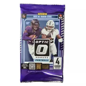 Panini Optic 2025 NFL Trading Cards Booster Pack - 4 Cards Including Ultra-Rare Inserts & Autographs