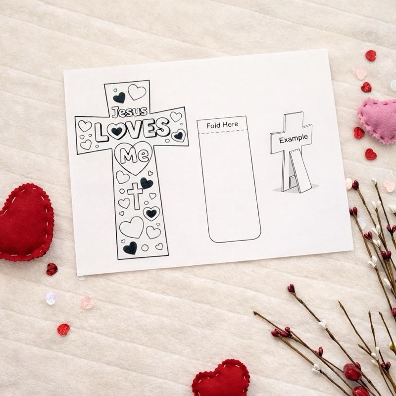 Jesus Loves Me Craft for Kids | Christian Valentine Activity | Faith ...