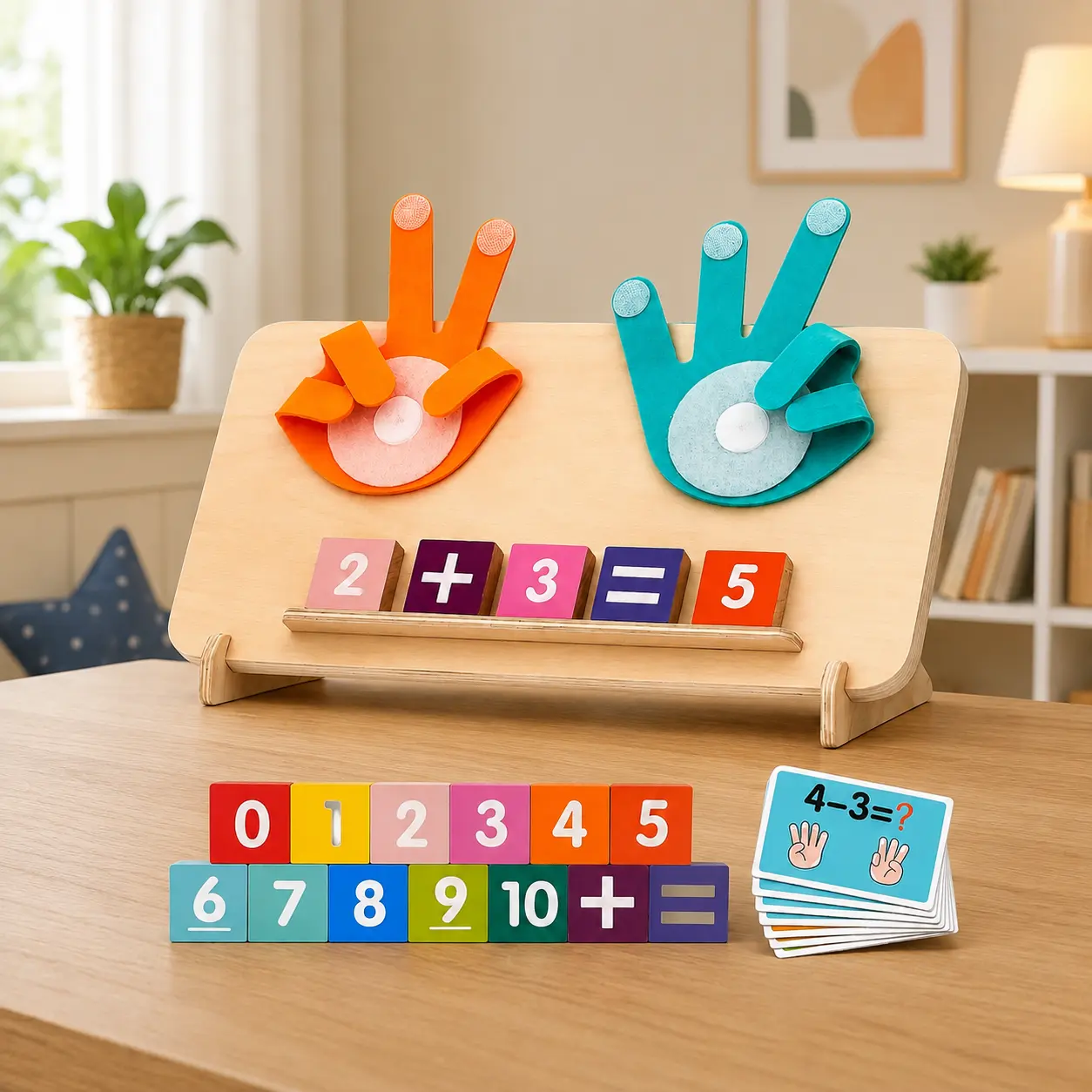 Montessori Math Learning Manipulative Set Montessori Educational Learning Toys for 3 4 5 Year Old Boys