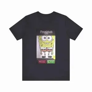 Freakbob Freakpay Spongebob Meme Men's T Shirt, Unisex Graphic Cotton Tee