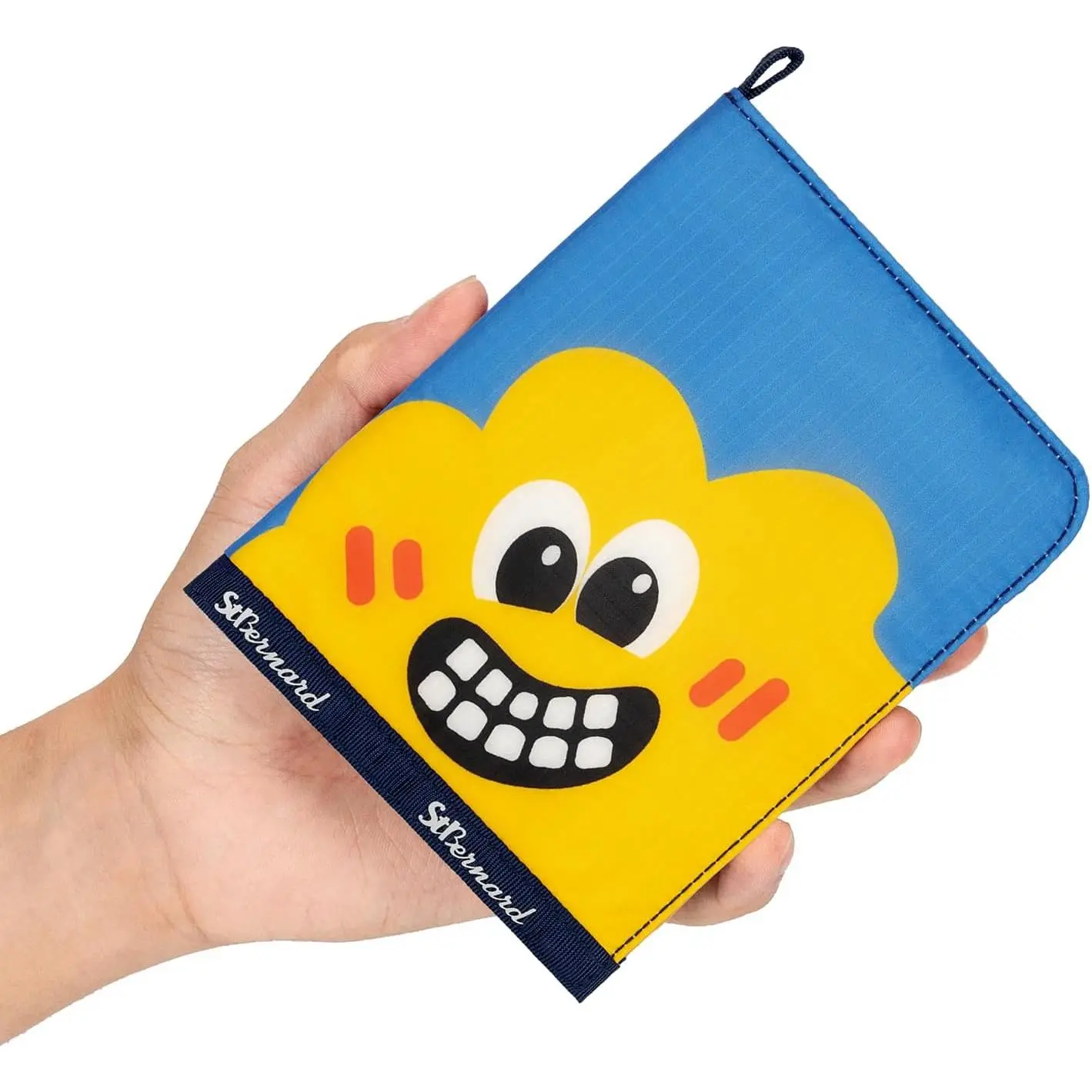 First Aid Kit for Kids, Small Pocket Size Medical Kit with Cute Bnadages, Tools for Daily Emergencies, Organized Pouch for Toddler & Children, Home, Camping, Travel, Playground (Blue)