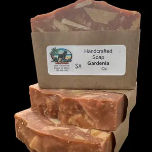 Gardenia Moisturizing Goat Milk Soap 4.5 oz - Body Care - Floral Notes - Skin Repair & Cleansing Cleanser - Hydrating Moisturizer for Women Coconut Comfort Blend Cocoa Gentle Nourishing Radiant Soothing Mom Wife Girlfriend Sister