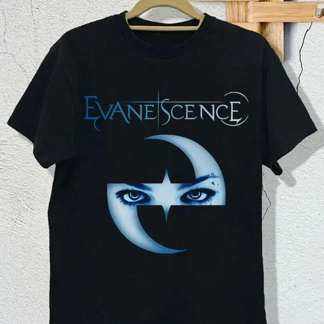 Evanescence Rock Band Y2k Graphic Tee, World Tour Little Rock Unisex T-Shirt, Perfect for Fans