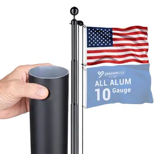 Yescom Bravery Plus Flagpole 30' Sectional Flagpole Kit (10Gauge)