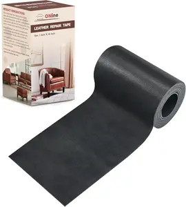 Leather Repair Patch,Leather Repair Tape, 3 x 60 inches Leather Repair Patch for Furniture,Vinyl Repair Kit,Leather Couch Patch,for Sofas, Furniture, Car Seats, Office Chairs(Dark Grey)