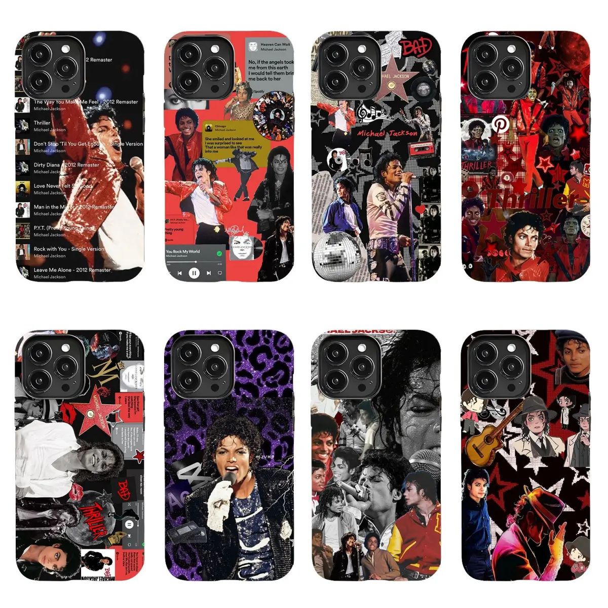 Michael Jackson Iconic Glove-Themed Shockproof Phone Case - A Crystal-Clear, Shock-Absorbing Protective Cover Crafted Exclusively for  Compatible Suitable for iPhone 17/16/15/14/13/12/11 Pro Max/Plusand Samsung Galaxy S23-25, shock-absorbing