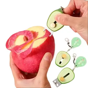 3Pcs Stainless Steel Fruit Peeler Set, Sturdy Smooth Blade Tool with Plastic Components, Lightweight Durable Portable Peeling Accessory for Home, Camping