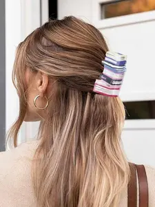Creative Cartoon Rainbow Book Hair Clip, Multi-Color Candy Color Hair Clips, Versatile Ponytail Holder, Cute Style for All Seasons