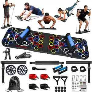 Push Up Board 15 in 1 Home Workout Equipment Multi-Functional Pushup Stands System Fitness Floor Chest Muscle Exercise Professional Equipment