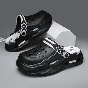 Unisex Minimalist Casual Lace-Up Clogs - Stylish, Soft, Non-Slip Shoe for Indoor & Outdoor Use