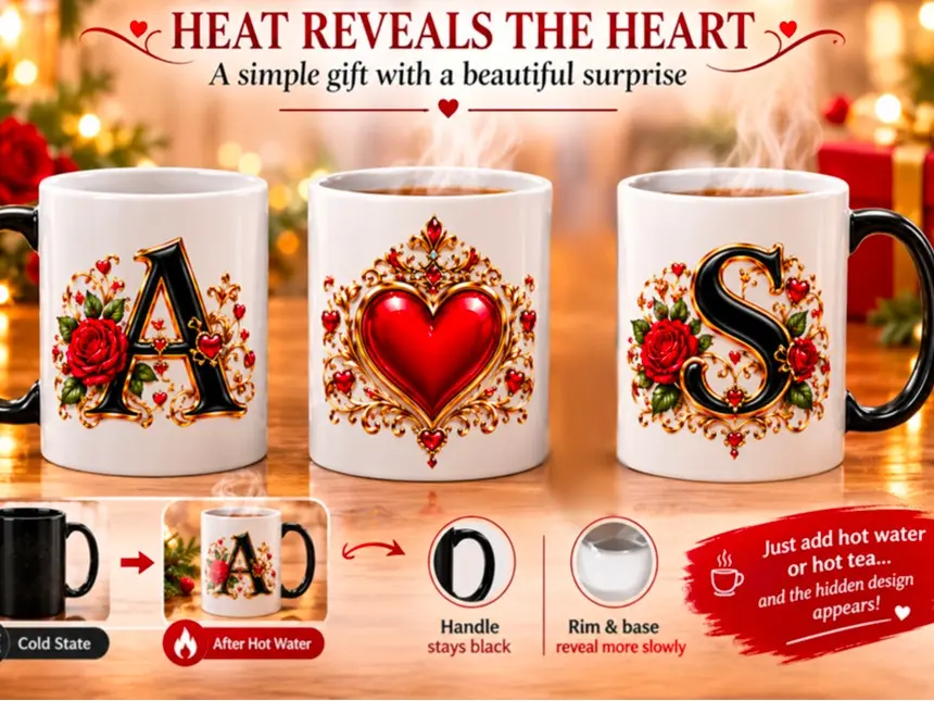 A-Z Initial - Magic Mug