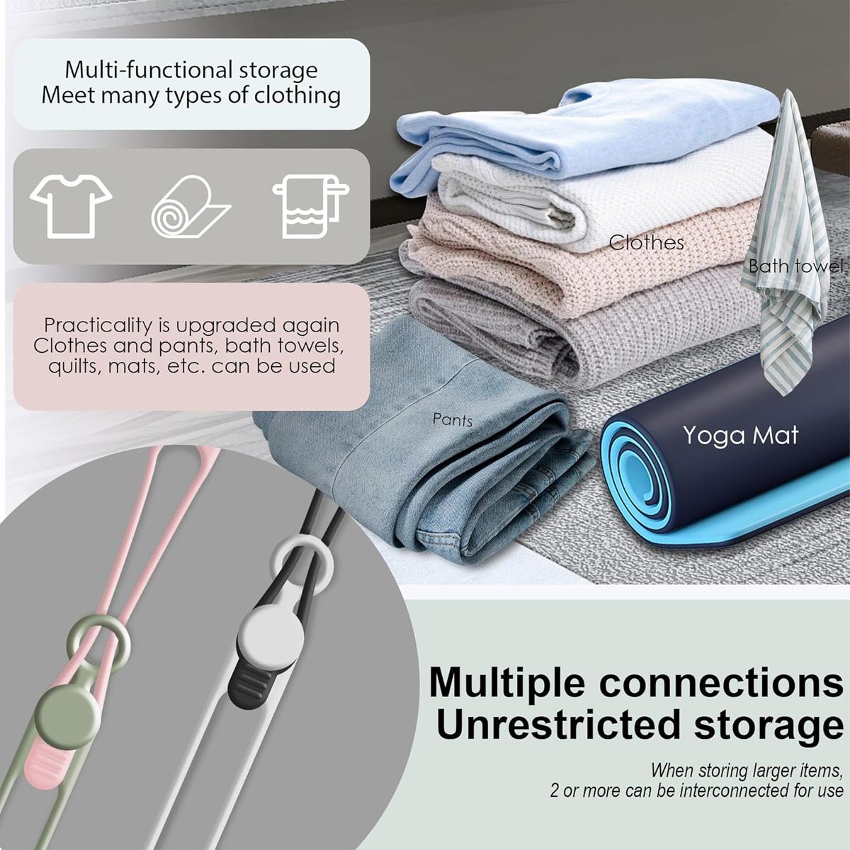 20 Pcs Silicone Cable Tie, Straps Cord Cable Organizer for Bundling Earphone, Phone Charger, Computer Cords, Reusable Cable Ties Wire Organizer in Home Office KitchenSchool