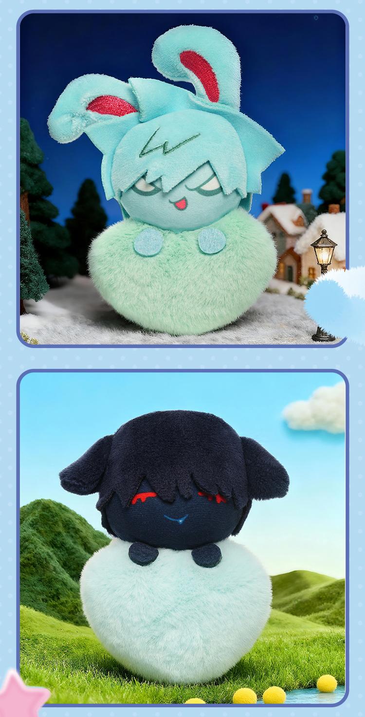 Alien Stage Bunny Series Blind Box – Cute Official Plush Keychain, Anime Fan Collectible & Holiday Gift