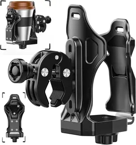 Anti-  Cup Holder,  Adjustable Size  Water Bottle Holder for 1.95-3.6" Diameter Bottles, Bicycle Drink Cage for Handlebar & Frame Fit Scooter, , ATV