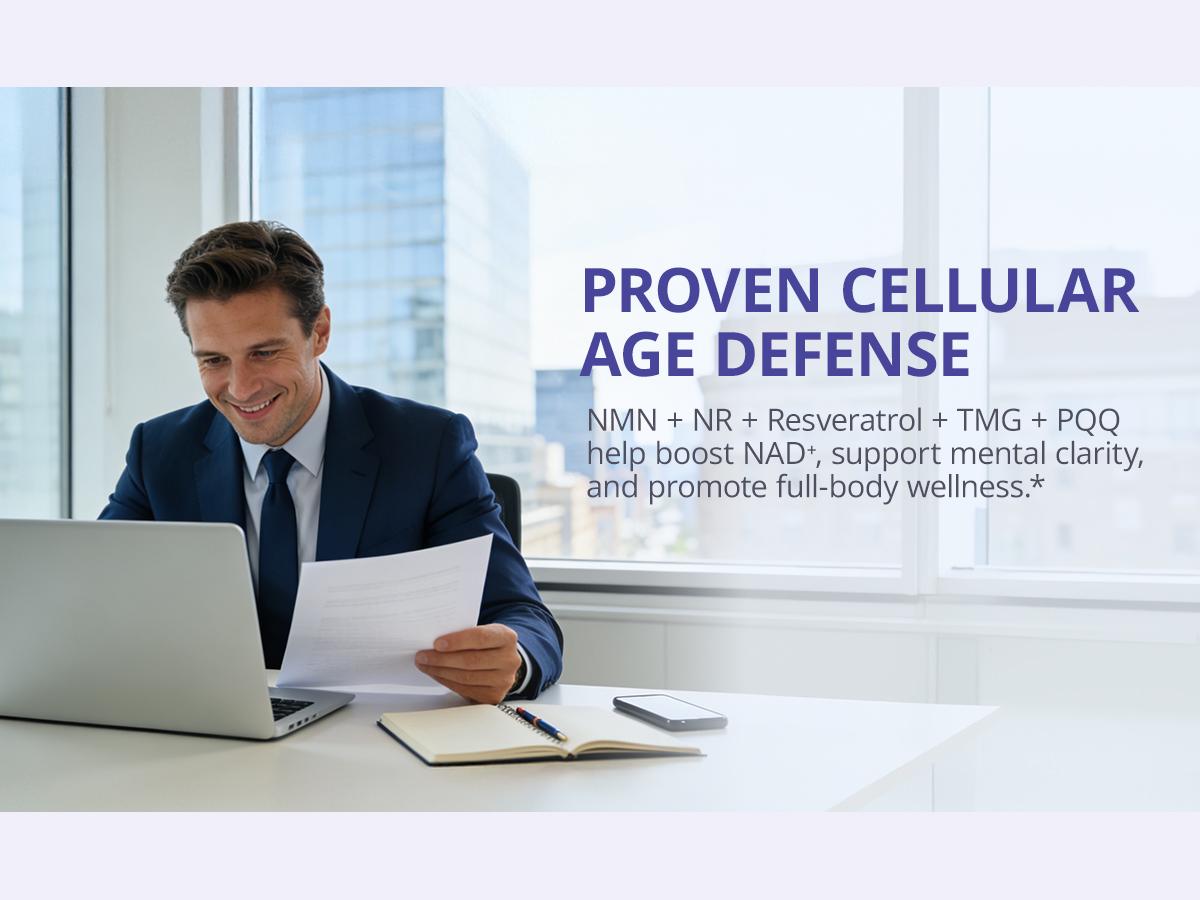 NAD+ Supplement for Women & Men – Multi-Pathway NAD Booster for Energy, Focus & Metabolic Health – with NMN, NR, Resveratrol, PQQ & Betaine