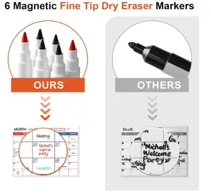 3 Pack， Magnetic Dry Erase Calendar for Refrigerator - Monthly, Weekly, Daily Magnet Fridge Whiteboard Planner for Chore Chart, Menu, to Do List, 14"X11"