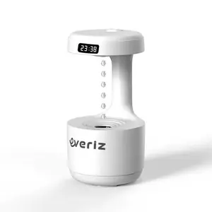 EVERIZ Water Drop Effect Humidifier White - Humidifier with Elegant Design for Home Comfort