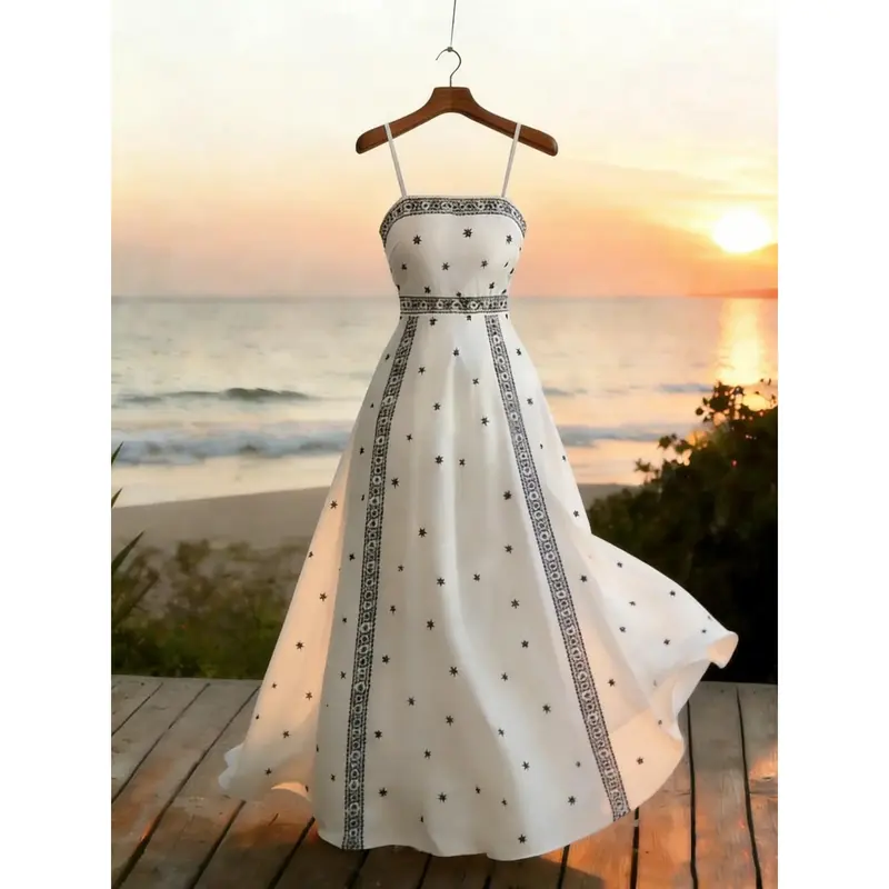 gypsy white boho dress - TikTok Shop