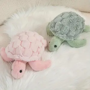 1pc 28Cm/11In Cute Turtle Plush Toys Green, Pink Simulated Turtle Doll Soft Stuffed Animal Turtle Doll Perfect for Halloween, Easter, Christmas And Birthday Gifts