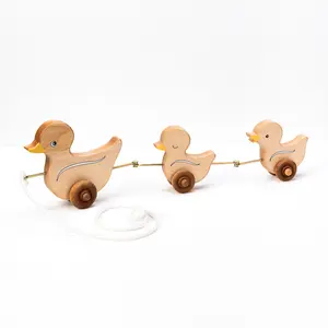 Pull Toy - The 3 Ducks | Maple Wood | Made in the USA 🇺🇸