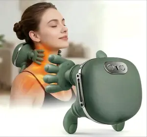 TikTok Viral Neck Massager with Bionic Hand, As Seen On TikTok 3D Kneading Heated Shoulder Massager, Wireless Portable Gifts for Mom Mother’s Day