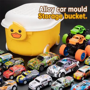 【Limited-time Bonus】Mini Alloy Tinplate Cars: Pull-back Cars, Inertia Cars, Toys for Kids (Boys, Girls, Toddlers)