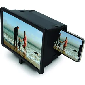 The  Smartphone Screen Magnifier| Cell Phone Screen Magnifier| 3D Screen Enlarge Video Movie| Cell Phone Accessories Stand Foldable