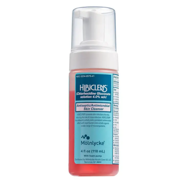 Hibiclens Antiseptic/Antimicrobial Skin Cleanser 4 oz. NonSterile Pump Bottle 1 Each 57541