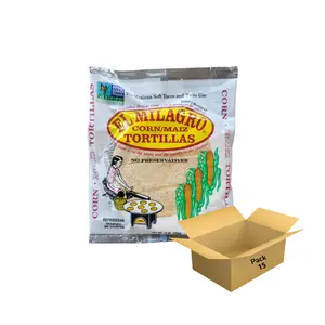 El Milagro Classic Corn Maiz Natural Soft Tortillas PACK 15 Snack