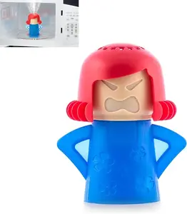 Angry Mama Microwave Cleaner for Kitchen, Microwave Oven Steam Cleaner, Angry Mom Steamer Cleaning Crud Stain Easily in Minutes, Effective No Chemical