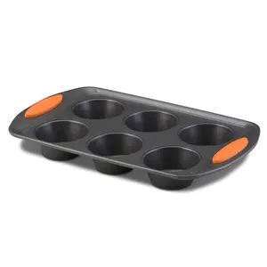 6-Cup Nonstick Muffin Pan Heavy Gauge Steel Food Release Easy Cleanup Oven Safe to 500°F Best Overall Muffin Pan 2024