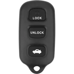 Suitable for 2002-2006 Toyota Camry/03-08 Matrix/99-03 Sienna/02-03 Solara/03-08 Pontiac Vibe Car Keyless Entry Remote Key Replacement Part, GQ43VT14T 89742-AA030, 4 Buttons