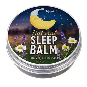 1 pcs, KHAZIX Natural Sleep Balm 30g, Lavender & Chamomile Scented Aromatherapy Relaxing Body Care Balm for Bedtime Use
