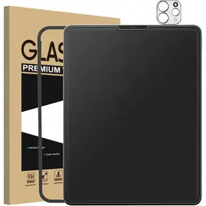 Matte Glass Screen Protector for iPad Pro 12.9-inch 6th/5th/4th/3rd Generation(2022/2021/2020/2018 Models) Anti-Glare & Anti-Fingerprint No Dazzling 9H Tempered Glass  Shield Smooth as Silk